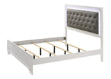 Lyssa Frost LED Upholstered Panel Bedroom Set by Crown Mark at Eve Furniture