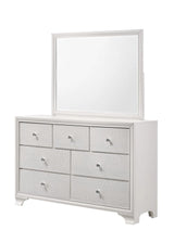 Lyssa Frost LED Upholstered Panel Bedroom Set by Crown Mark at Eve Furniture