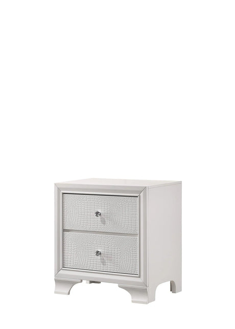 Lyssa Frost Nightstand by Crown Mark at Eve Furniture