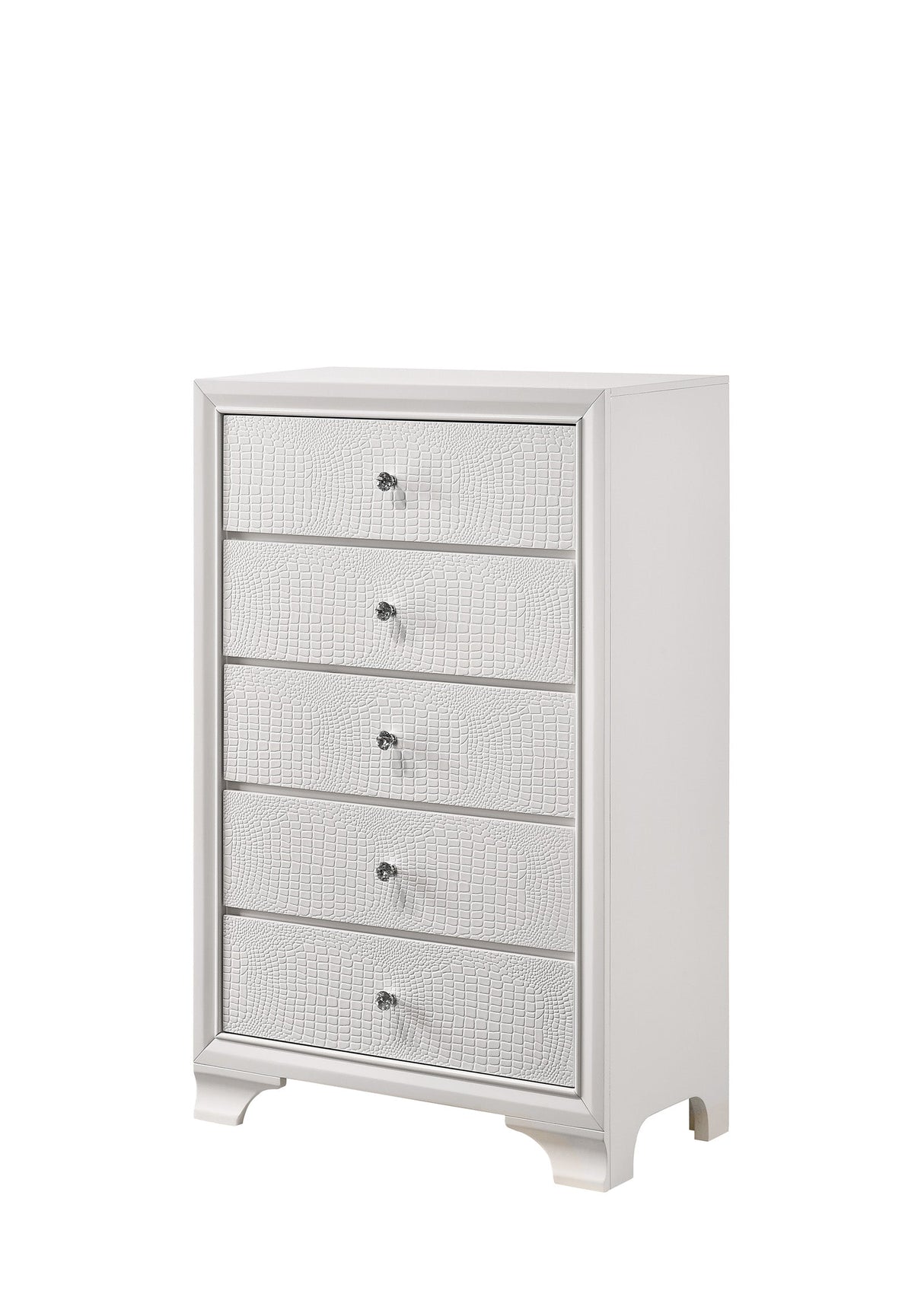 Lyssa Oat and Frost LED Upholstered Panel Bedroom Set by Crown Mark at Eve Furniture