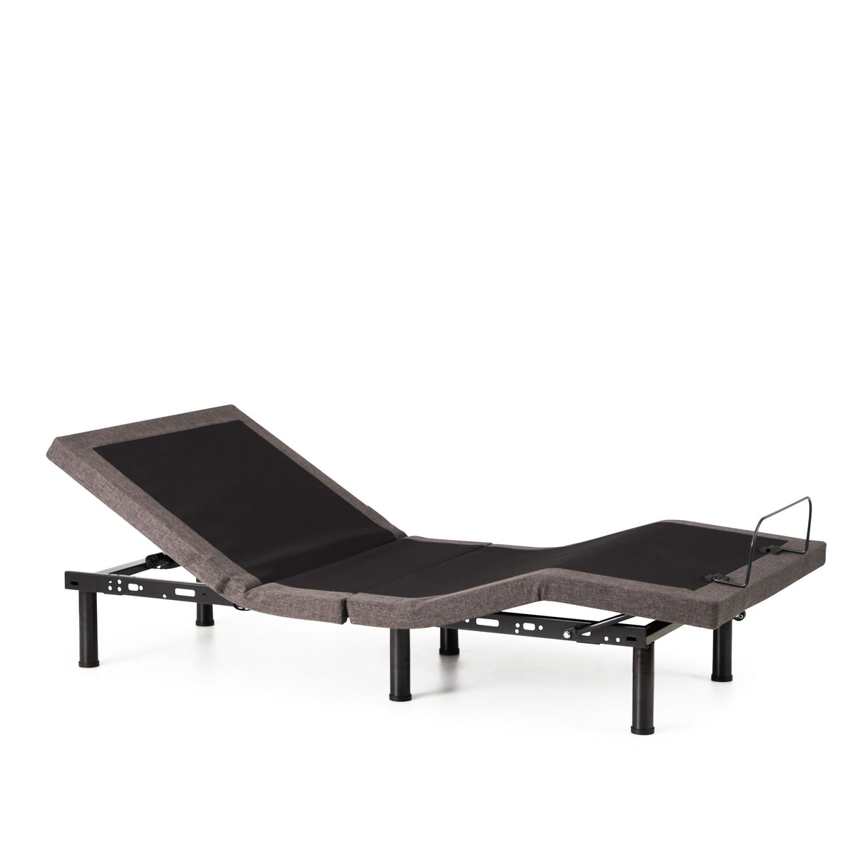M555 Charcoal Queen Adjustable Base by Malouf at Eve Furniture