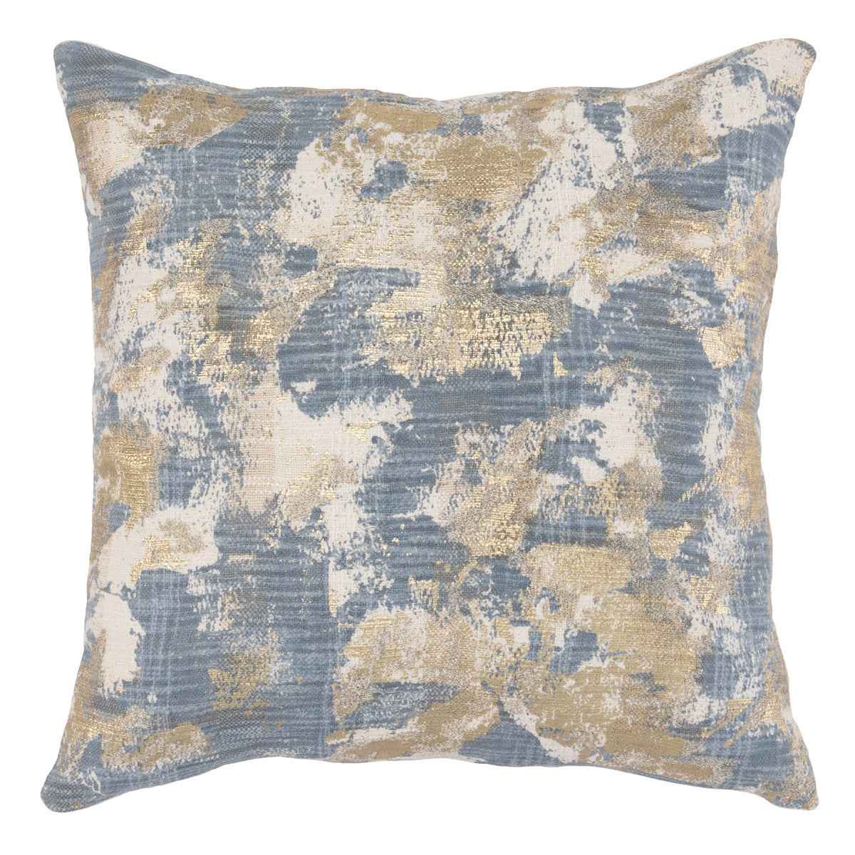 MA Luciana Rain Blue 22x22 Throw Pillow by Classic Home at Eve Furniture