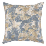 MA Luciana Rain Blue 22x22 Throw Pillow (Set of 2) by Classic Home at Eve Furniture