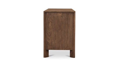 Mabel 6 Drawer Dresser Dark Brown by Moe's Home at Eve Furniture