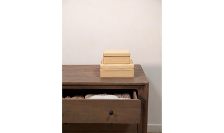 Mabel 6 Drawer Dresser Dark Brown by Moe's Home at Eve Furniture