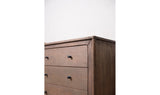 Mabel 6 Drawer Dresser Dark Brown by Moe's Home at Eve Furniture