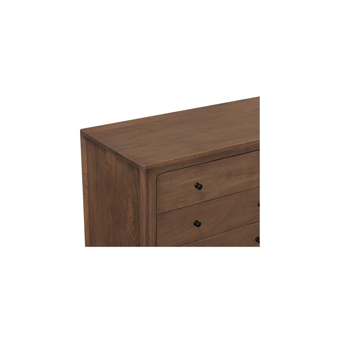 Mabel Dark Brown 6 Drawer Dresser by Moe's Home at Eve Furniture