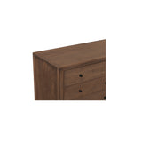 Mabel Dark Brown 6 Drawer Dresser by Moe's Home at Eve Furniture