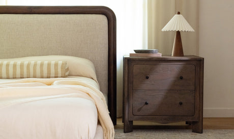 Mabel Nightstand Dark Brown by Moe's Home at Eve Furniture