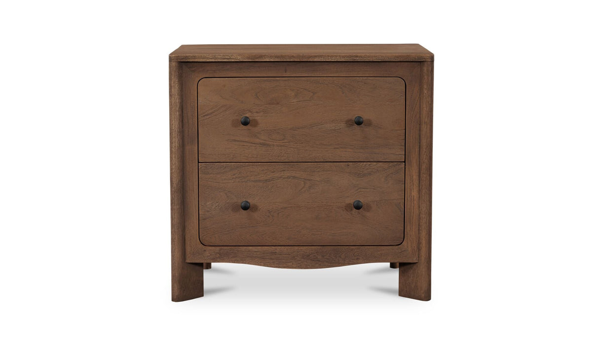 Mabel Nightstand Dark Brown by Moe's Home at Eve Furniture