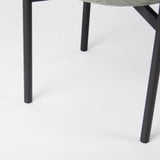 Mabel Set of Two Green Top W/ Black Iron Base Plant Stands by Mercana at Eve Furniture