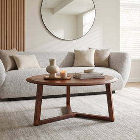 Macaria Walnut Coffee Table by Zuomod at Eve Furniture