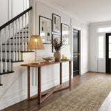 Macaria Walnut Console Table by Zuomod at Eve Furniture