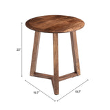 Macaria Walnut Side Table by Zuomod at Eve Furniture