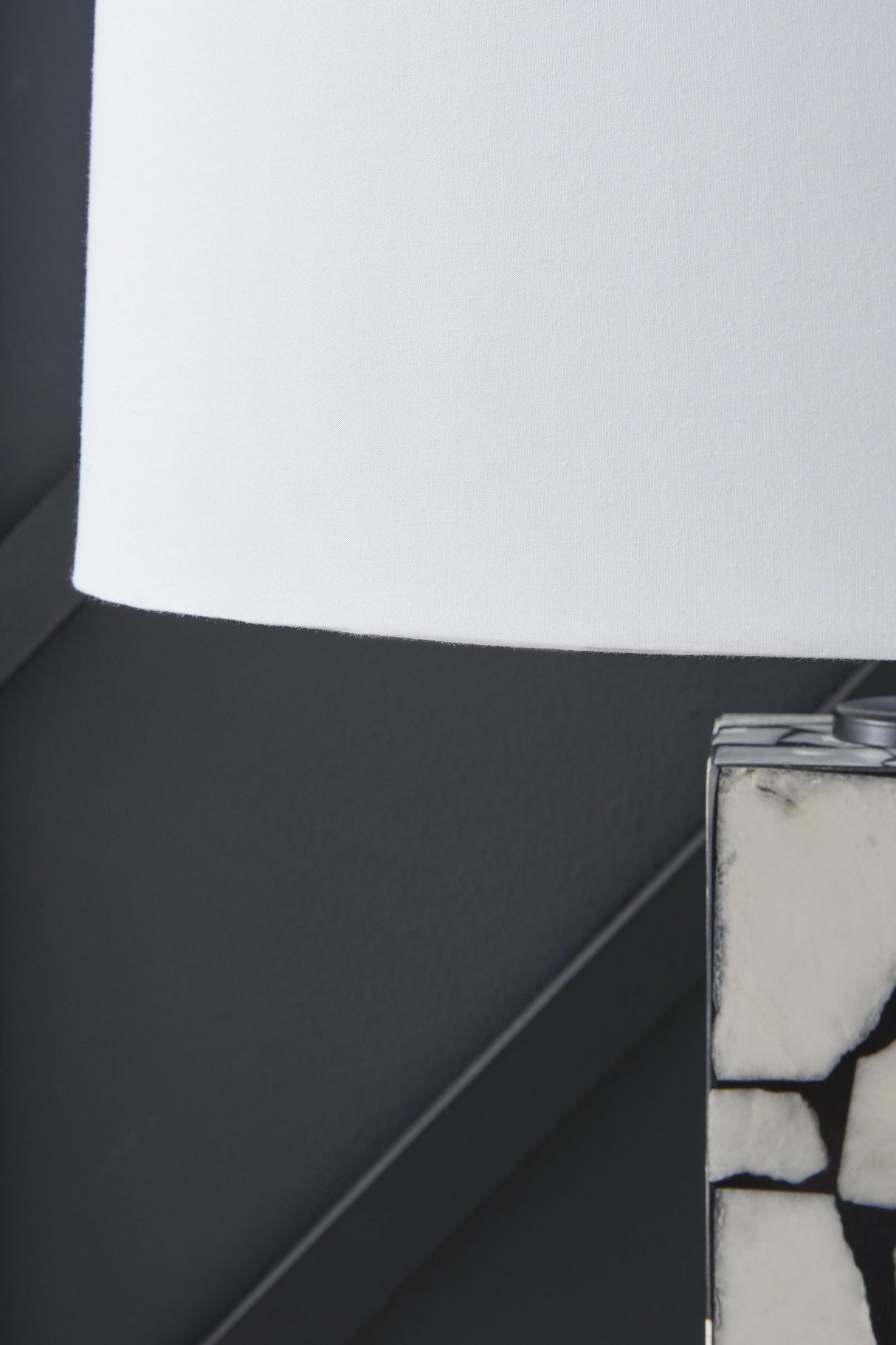 Macaria White/Black Table Lamp by Ashley at Eve Furniture