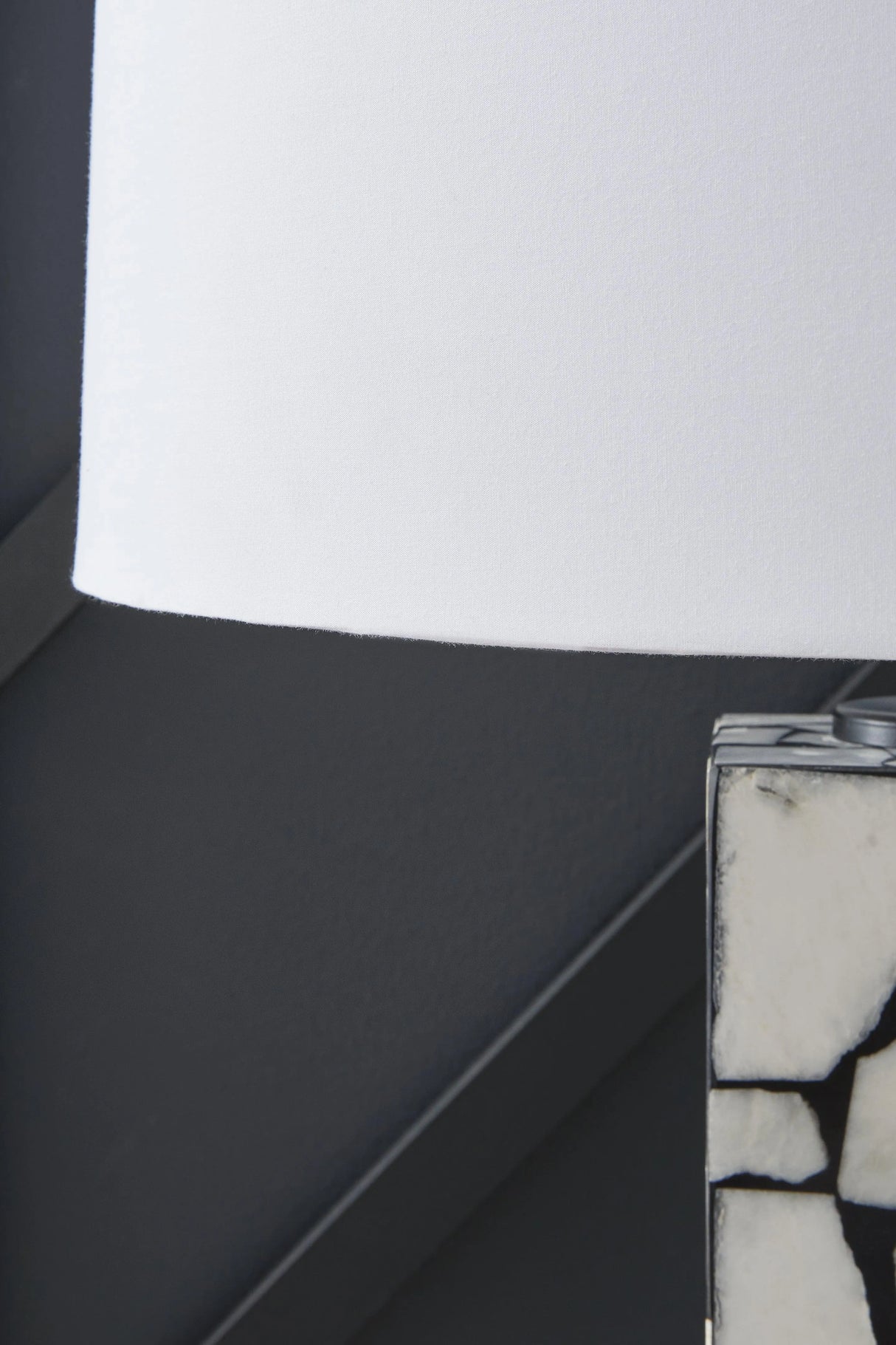 Macaria White/Black Table Lamp by Ashley at Eve Furniture