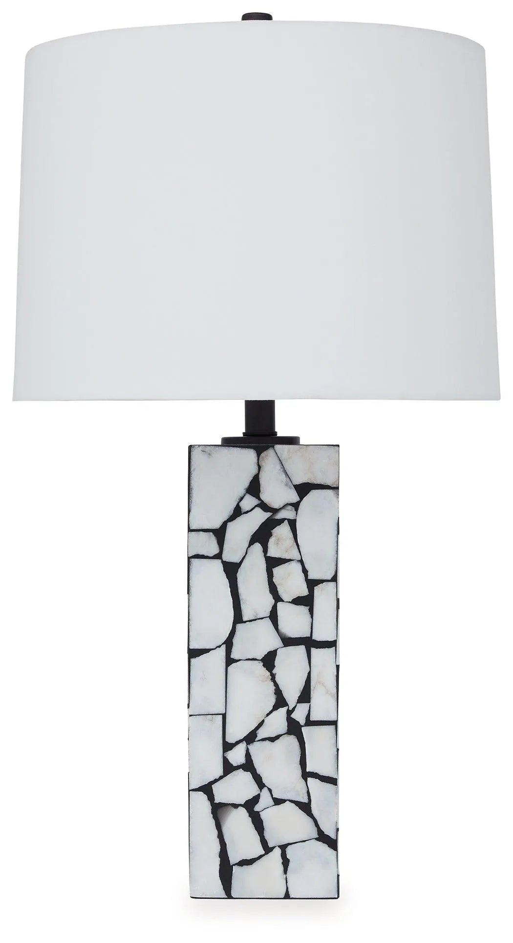 Macaria White/Black Table Lamp by Ashley at Eve Furniture