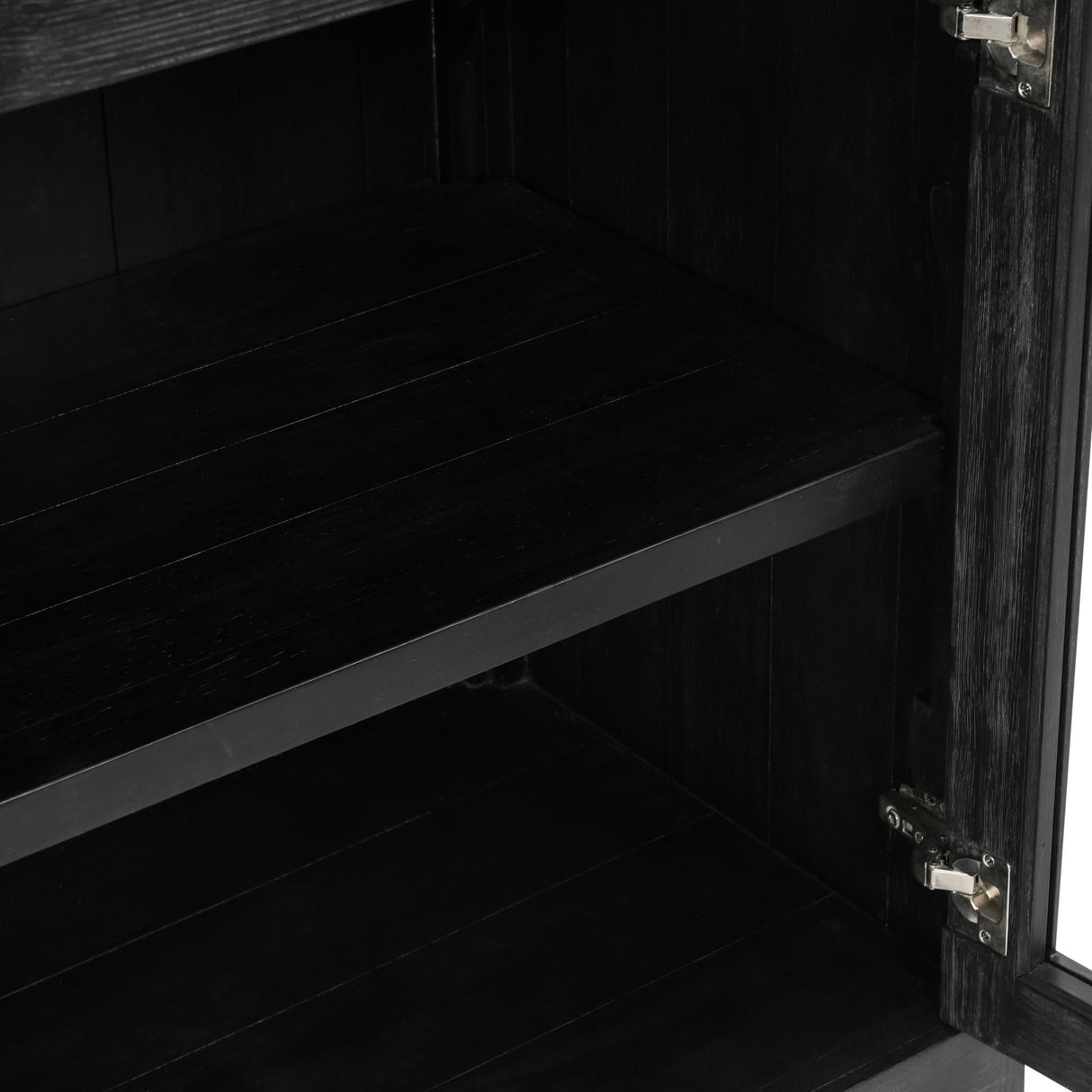 Macarthur 4 Door Cabinet - Aged Black by Classic Home at Eve Furniture