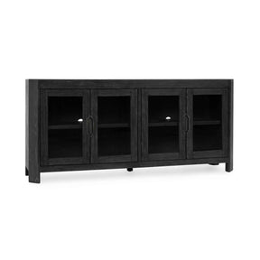 Macarthur 4 Door Cabinet - Aged Black by Classic Home at Eve Furniture