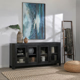 Macarthur Antique Black Cabinet by Classic Home at Eve Furniture