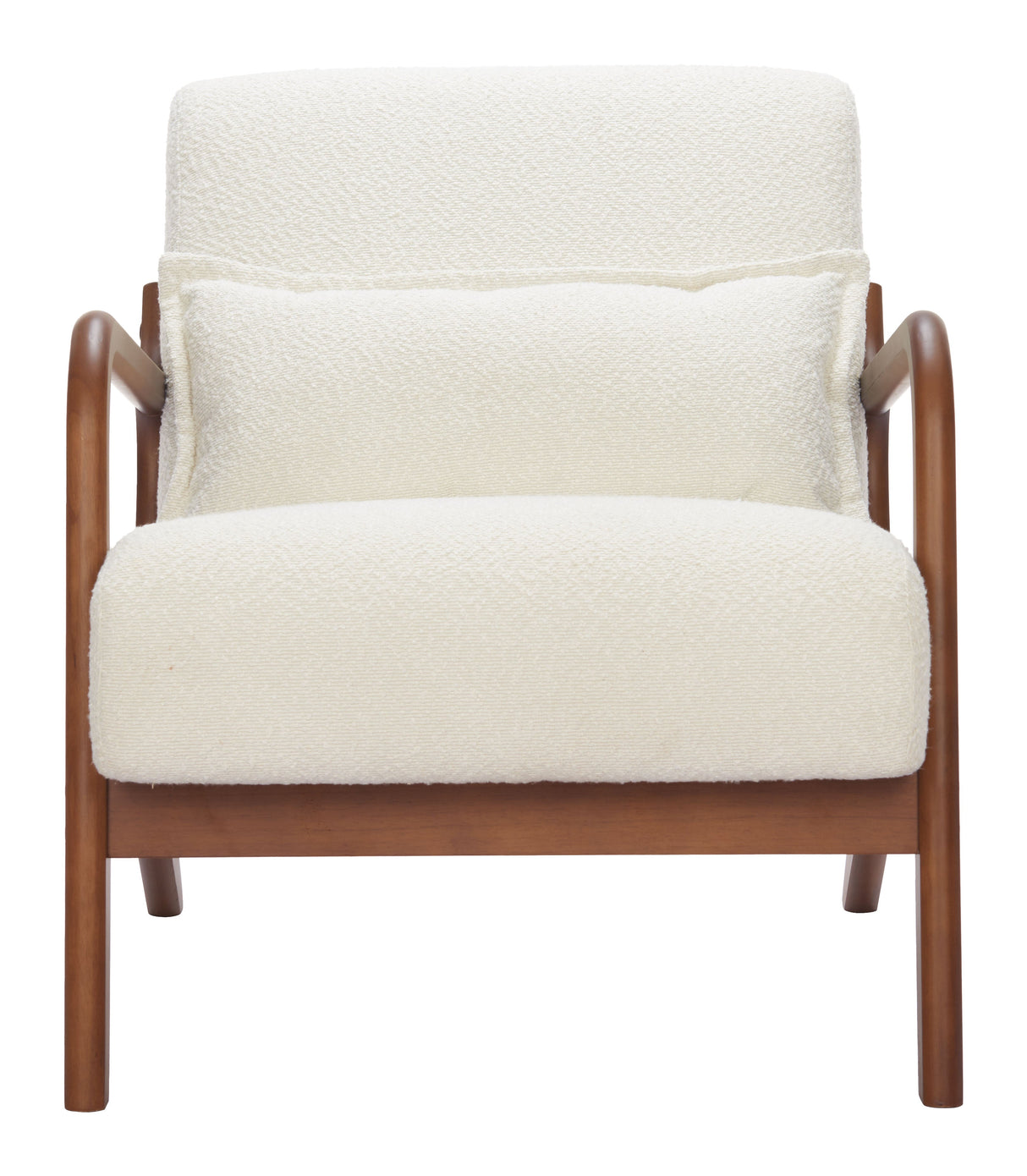 Macio Cream Accent Chair by Zuomod at Eve Furniture