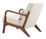 Macio Cream Accent Chair by Zuomod at Eve Furniture
