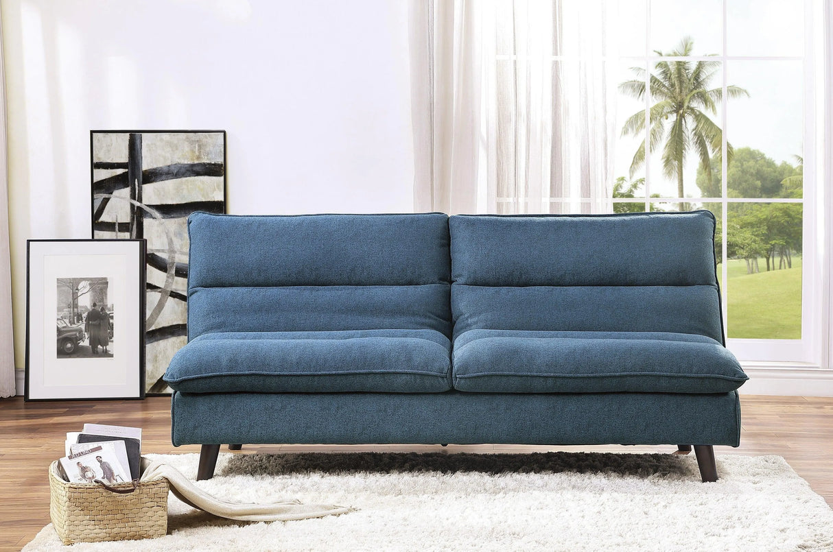 Mackay Blue Elegant Lounger by Homelegance at Eve Furniture