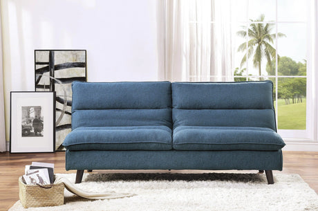 Mackay Blue Elegant Lounger by Homelegance at Eve Furniture