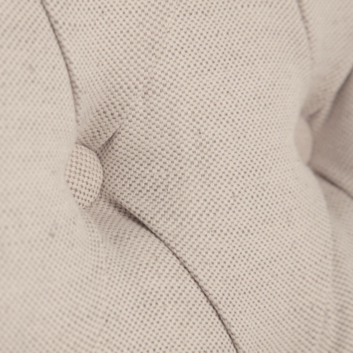 Mackenzie I Cream Plush Linen Covering Ash Solid Wood Base Dining Chair by Mercana at Eve Furniture