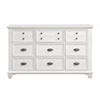 Mackinac White Dresser by Homelegance at Eve Furniture
