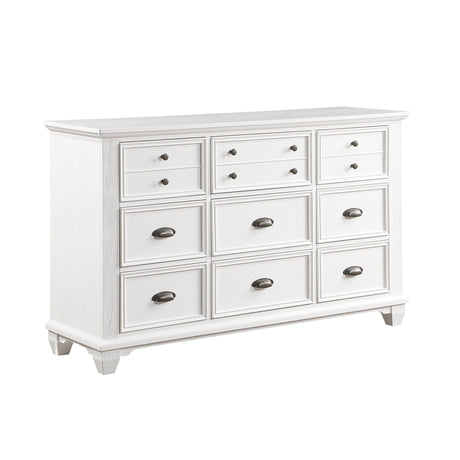 Mackinac White Dresser by Homelegance at Eve Furniture
