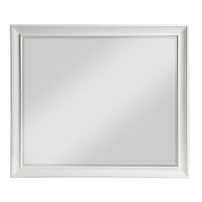 Mackinac White Mirror (Mirror Only) by Homelegance at Eve Furniture