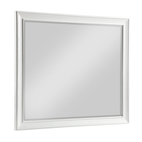 Mackinac White Mirror (Mirror Only) by Homelegance at Eve Furniture