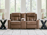 Mackmenville Caramel Reclining Living Room Set by Ashley at Eve Furniture