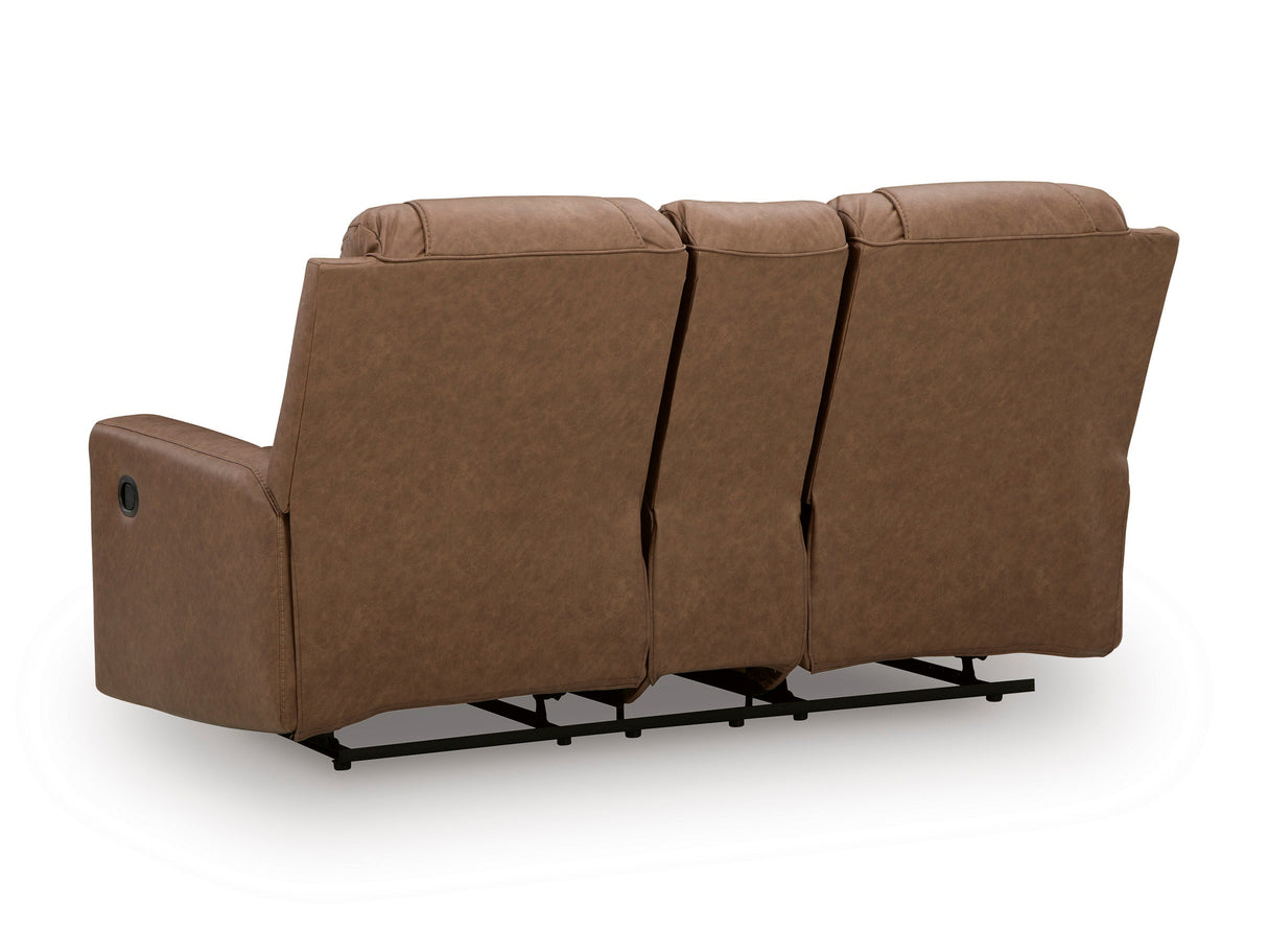 Mackmenville Caramel Reclining Living Room Set by Ashley at Eve Furniture