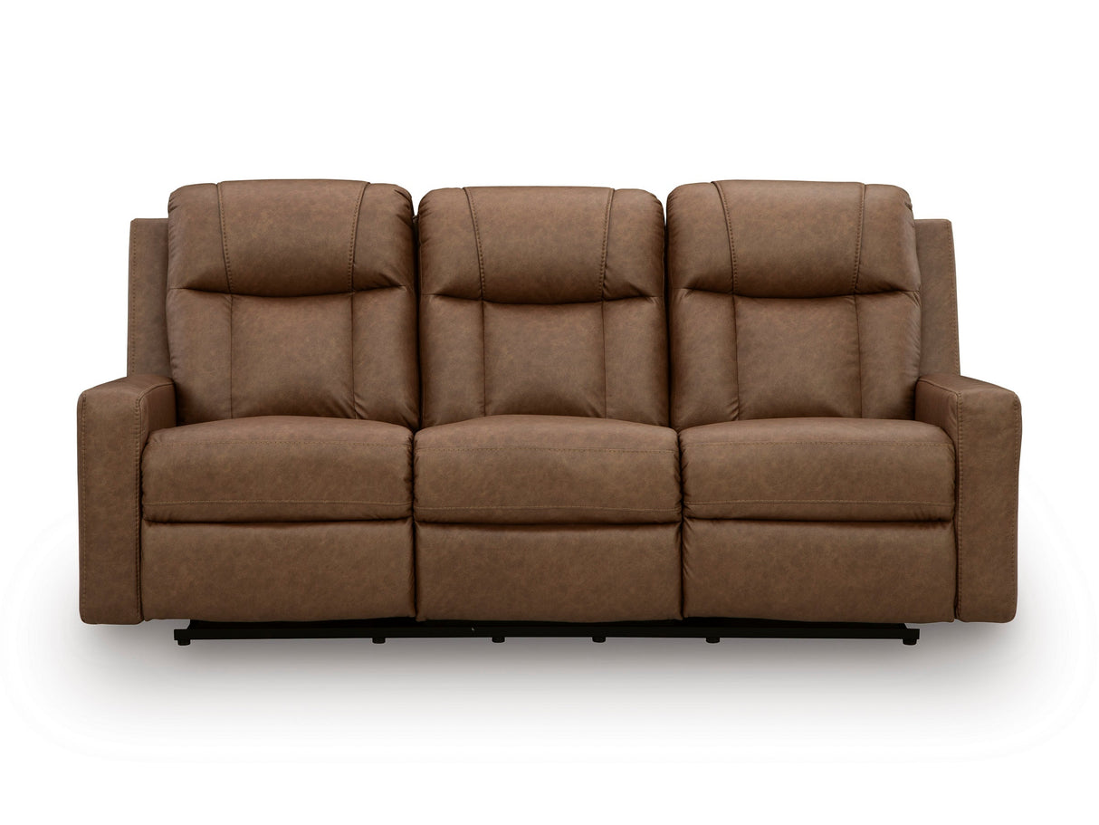 Mackmenville Caramel Reclining Living Room Set by Ashley at Eve Furniture
