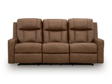 Mackmenville Caramel Reclining Living Room Set by Ashley at Eve Furniture