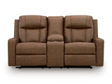 Mackmenville Caramel Reclining Living Room Set by Ashley at Eve Furniture