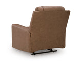 Mackmenville Caramel Zero Wall Recliner by Ashley at Eve Furniture