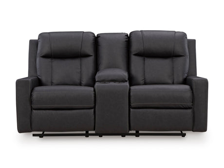 Mackmenville Carbon Reclining Living Room Set by Ashley at Eve Furniture