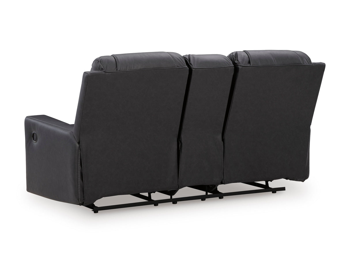 Mackmenville Carbon Reclining Living Room Set by Ashley at Eve Furniture