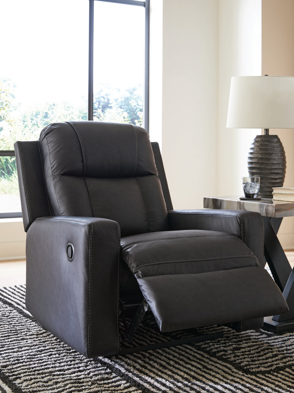 Mackmenville Carbon Reclining Living Room Set by Ashley at Eve Furniture