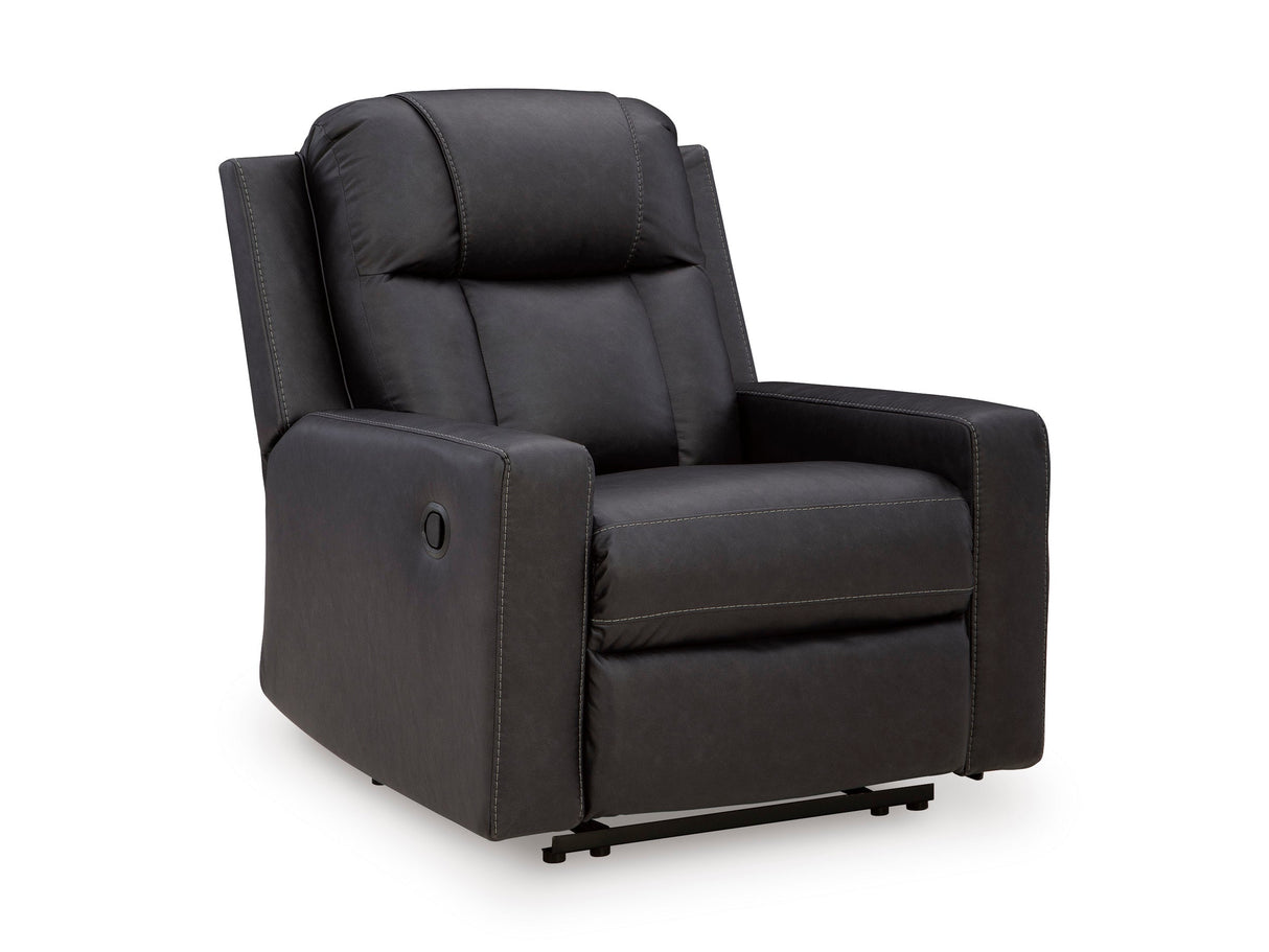 Mackmenville Carbon Reclining Living Room Set by Ashley at Eve Furniture