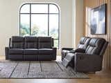 Mackmenville Carbon Reclining Living Room Set by Ashley at Eve Furniture