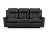 Mackmenville Carbon Reclining Sofa by Ashley at Eve Furniture