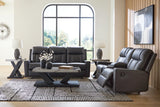 Mackmenville Carbon Reclining Sofa and Loveseat by Ashley at Eve Furniture