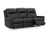 Mackmenville Carbon Reclining Sofa and Loveseat by Ashley at Eve Furniture