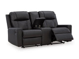 Mackmenville Carbon Reclining Sofa and Loveseat by Ashley at Eve Furniture