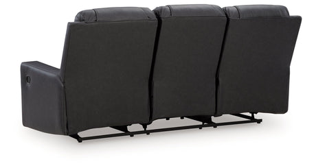 Mackmenville Carbon Reclining Sofa by Ashley at Eve Furniture