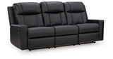 Mackmenville Carbon Reclining Sofa by Ashley at Eve Furniture